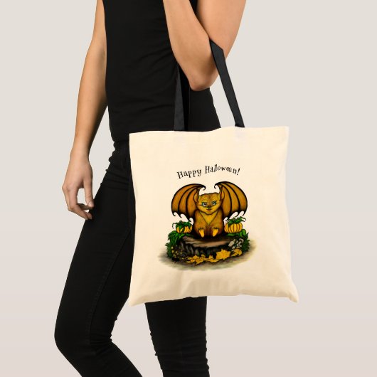  Schattige Halloween-vleermuis Tote Bag (Voorkant (product))