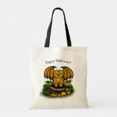  Schattige Halloween-vleermuis Tote Bag (Achterkant)