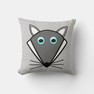 Schattige Halloween Wolf Kussen