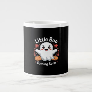 Schattige Halloween zwangerschapsaankondiging Grote Koffiekop