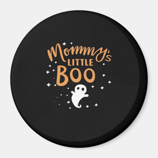 Schattige Halloween zwangerschapsaankondiging Magneet (Voorkant)