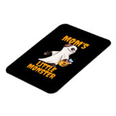 Schattige Halloween zwangerschapsaankondiging Magneet (Linkerzijde)