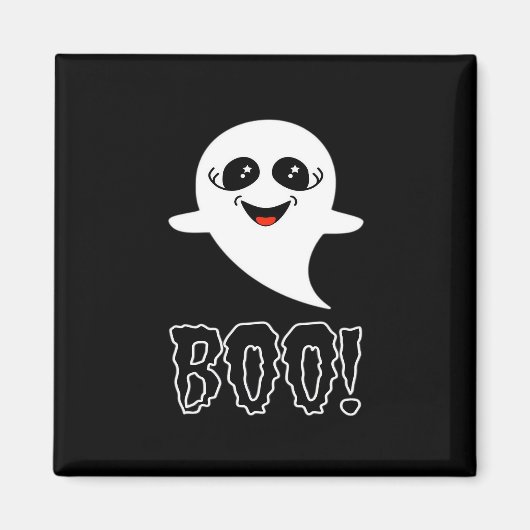 Schattige Halloween zwangerschapsaankondiging Magneet (Voorkant)