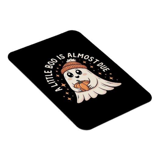 Schattige Halloween zwangerschapsaankondiging Magneet (Rechterzijde)