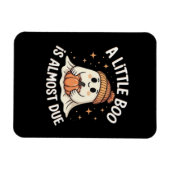 Schattige Halloween zwangerschapsaankondiging Magneet (Horizontaal)