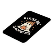 Schattige Halloween zwangerschapsaankondiging Magneet (Linkerzijde)