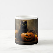 Schattige Halloween Zwart Katten 12 Mok (Center)