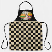 schattige hamburger frieten Vendors Schort (Voorkant)