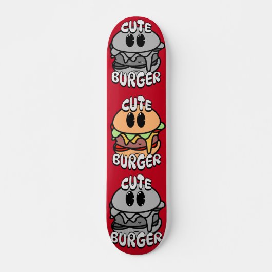  schattige hamburger Gang Persoonlijk Skateboard (Voorkant)