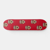 schattige hamburgerbende persoonlijk skateboard (Horizontaal)
