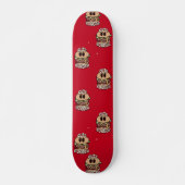 schattige hamburgerbende persoonlijk skateboard (Voorkant)