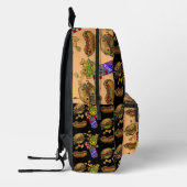 Schattige hamburgers en honden bedrukte rugzak (Links)