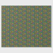 Schattige hamburgers en honden cadeaupapier (Vlak)