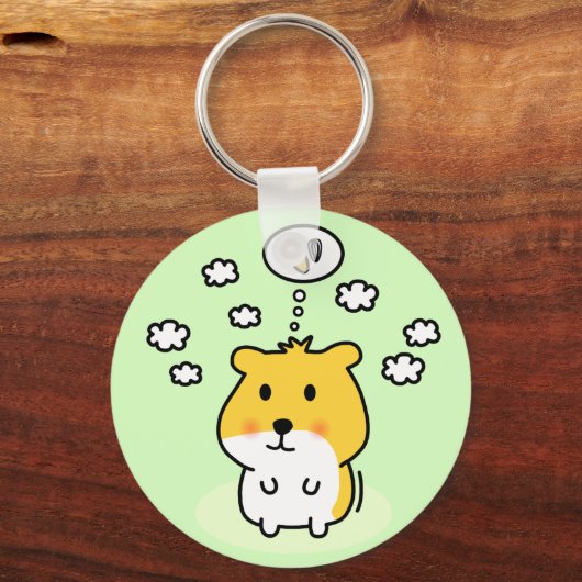 schattige hamerdroom sleutelhanger (Voorkant)