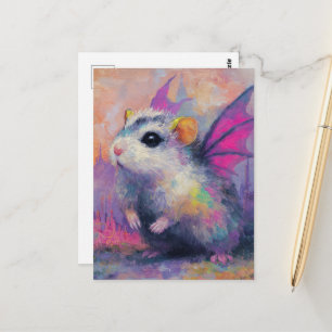 Schattige Hamster Draak Briefkaart