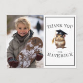 Schattige Hamster Kleuterschool Afstudeer Dankjewe Briefkaart (Voorkant)