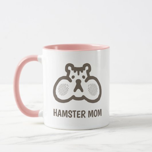 Schattige Hamster Mok (Links)