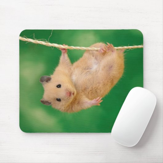 Schattige hamster mousepad muismat (Met muis)