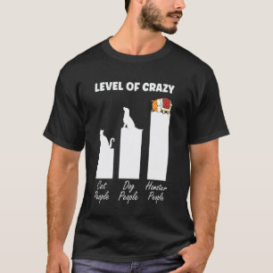 Schattige Hamster Niveau Van Dol Cat People Hond M T-shirt
