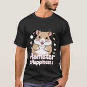 Schattige hamster – Schattige en speels hamsteront T-shirt (Voorkant)