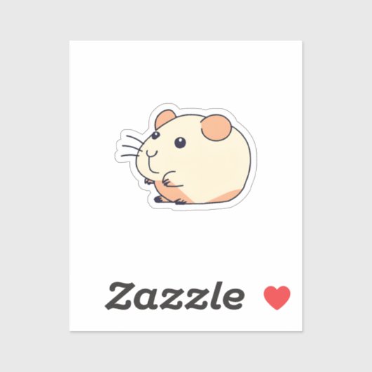 Schattige Hamster Sticker (Vel)