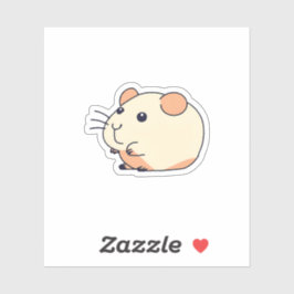 Schattige hamster sticker