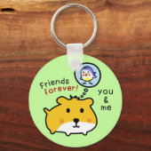 schattige hamster timmy en vrienden sleutelhanger (Voorkant)