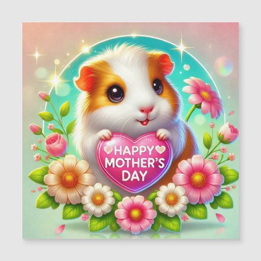 Schattige hamster viert Moederdag (Voorkant)