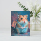 Schattige hamsterdraak briefkaart (Staand voorkant)