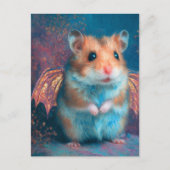 Schattige hamsterdraak briefkaart (Voorkant)