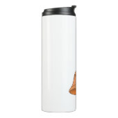 Schattige handbel thermosbeker (Gedraaid links)