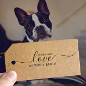 Schattige handgemaakt met liefde Small Business of Etiket