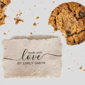 Schattige handgemaakt met liefde Small Business of Etiket