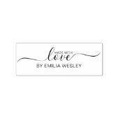 Schattige handgemaakt met liefde Small Business of Rubberstempel (Afrduk)