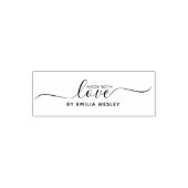 Schattige handgemaakt met liefde Small Business of Zelfinktende Stempel (Design)