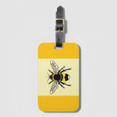 Schattige handgetekend - BIJ - Conservation - Yell Bagagelabel (Voorkant (verticaal))