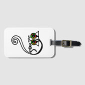 Schattige handgetekend - POSSUM - Marsupial - Groe Bagagelabel (Voorkant (horizontaal))