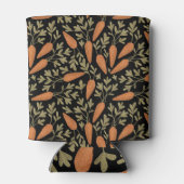 Schattige handgetekend wortelpatroon blikjeskoeler (Achterkant)