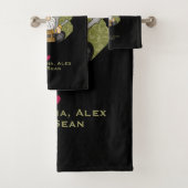 Schattige Handyman & Carpenter Garden Gnome Bad Handdoek (Insitu)