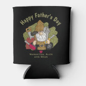 Schattige Handyman & Carpenter Garden Gnome Blikjeskoeler (Voorkant)