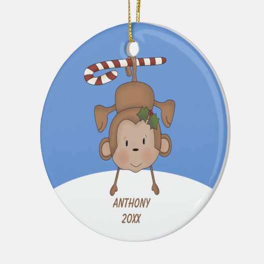 Schattige Hanging Monkey Ornament (Links)