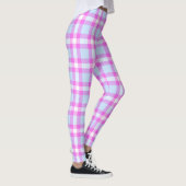 Schattige Hannah Pink Frost Buffel Check geruite P Leggings (Rechts)