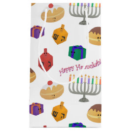 Schattige Hannukah Patterned Klein Cadeauzakje