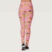 Schattige Hannukah Patterned Leggings (Achterkant)
