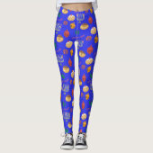 Schattige Hannukah Patterned Leggings (Voorkant)