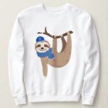 Schattige Hanukkah Sloth Trui<br><div class="desc">Festive gepersonaliseerd Hanukkah-ontwerp.</div>