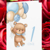 Schattige Happy 1st Birthday Kaart