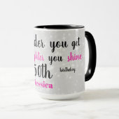 Schattige Happy 50th Birthday Mok (Voorkant rechts)