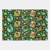 Schattige Happy African American Boys Stars Inpakpapier Vel (Voorkant 3)