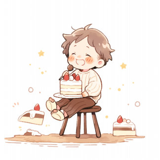 Schattige Happy Birthday Ribbon – Cartoon Verjaard Grosgrain Lint